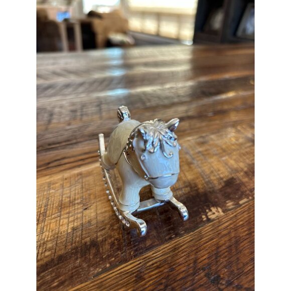 Decorative Rocking Horse Trinket Box With Jewels - Picture 5 of 7